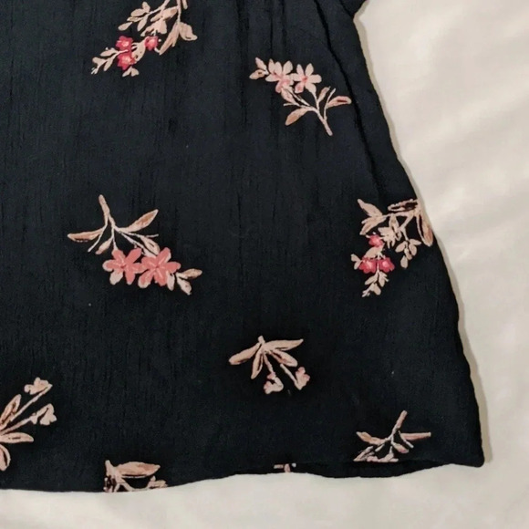 Billabong Summer Nights Top Floral Print, Color Black Size M - Picture 6 of 12